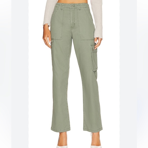 pistola Pants - pistola Olive Green Utility Cargo Pants